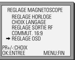 DAEWOO SV-871 - Réglage OSD - 2
