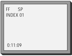 DAEWOO TVCR210 - Accessing new recordings (index scan) - 2