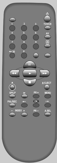 DAEWOO TVCR210 - Accessing new recordings (index scan) - 3