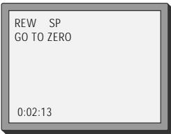DAEWOO TVCR210 - Accessing counter zero position - 1