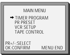 DAEWOO TVCR210 - OSD(On Screen Display) ON &amp; OFF - 3