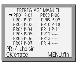 DAEWOO V2041N - Réglage du magnétoscope - 11