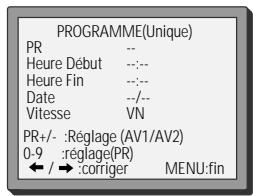 DAEWOO V2041N - Programmation normale - 6