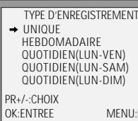 DAEWOO VCR5360B - Programmation d'enregistrement normale - 4