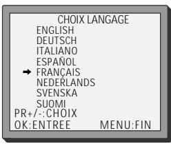 DAEWOO VCR5360B - Langues du menu - 10