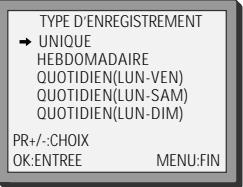 DAEWOO VCR5360F - Programmation d'enregistrement normale - 1