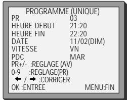 DAEWOO VCR5360F - Enregistrement par programmation showview - 9
