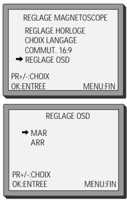 DAEWOO VCR5360F - Affichage à l'écran (OSD) - 6
