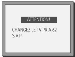 DAEWOO VCR5500 - annexe 1 - Réglage du magnétoscope (continué) - 3