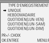 DAEWOO VCR5500 - annexe 1 - Programmation d'enregistrement normale - 4