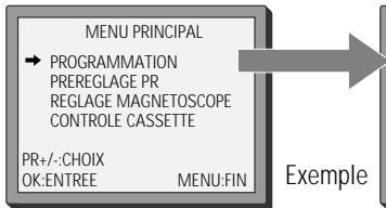 DAEWOO VCR5500 - annexe 1 - Affichage à l'écran (OSD) - 2