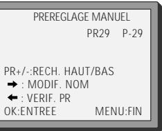 DAEWOO VCR5500 - annexe 1 - Prereglage PRIDE - 3