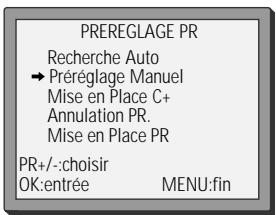 DAEWOO VQ230 - Installer des chaînes - 2