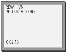 DAEWOO VQ237 - Accès à la position 0:00:00 du compteur - 1