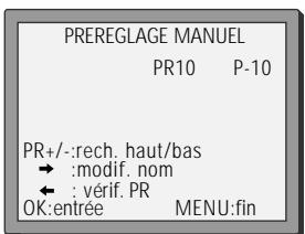 DAEWOO VQ251 - Noms de chaînes - 2