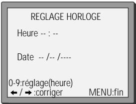DAEWOO VQ251 - Régler l'heure et la date - 4