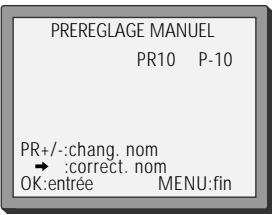 DAEWOO VQ251 - Noms de chaînes - 3