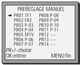 DAEWOO VQ257S - Les réglages automatiques - 8