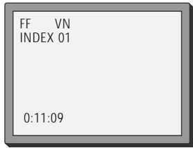 DAEWOO VQ814 - Recherche du début de nouvelles séquences (recherche d'index) - 2