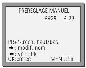 DAEWOO VQ814 - Installer des chaînes - 6