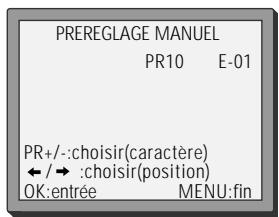 DAEWOO VQ814 - Noms de chaînes - 5