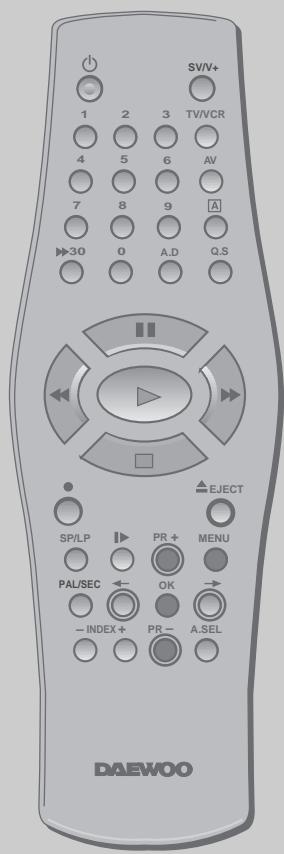 DAEWOO VQ847S1 - Affichages sur écran TV - 8