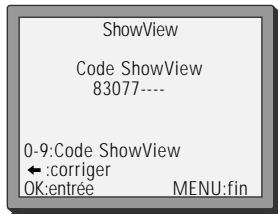DAEWOO VQ847S1 - Enregistrement différé à l'aide des codes showview - 8