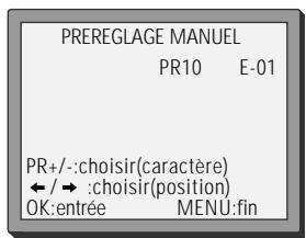 DAEWOO VQ857 - Noms de chaînes - 5