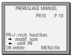 DAEWOO VQ857 - Noms de chaînes - 2