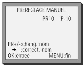 DAEWOO VQ857 - Noms de chaînes - 3