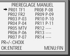 DAEWOO VS-K640N-E6 - Réglage du magnétoscope - 8