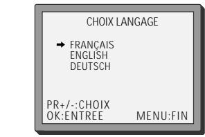 DAEWOO VS-K640N-E6 - Langues du menu - 8
