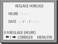 DAEWOO VS-K640N-E6 - Réglage de la date et de l'heure - 4