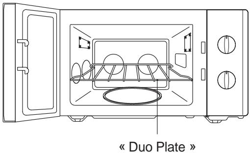 DAEWOO KOR-6L65S - Grille « duo plate - 1