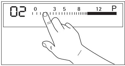 AEG HK854400FS - The heat setting - 1