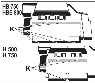 AEG H 750 - Verwisselen van de schaufmessen - 9
