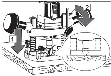AEG OFE 710 - Exchanging router cutters - 5