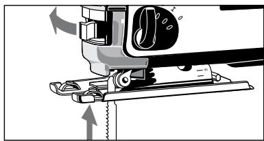 AEG STEP 570 X - Mise en place de la lame de scie - 2