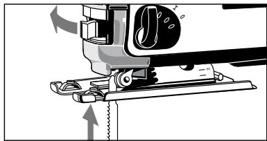 AEG STEP 570 X - Montering af savklingen - 3