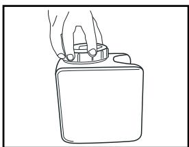 ZIBRO H610 - PÄFYLDNING AF DEN UDTAGELIGE VANDBEHOLDER - 2