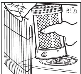 ZIBRO R316C - L ENSURE THAT THE HEATER IS OFF AND COMPLETELY COOLED BEFORE STARTING TO REPLACE THE WICK. - 5
