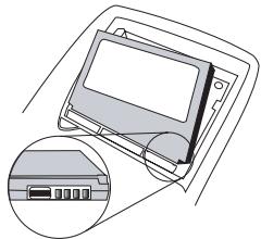 BLACKBERRY R6030GE - Insertion de la batterie - 1