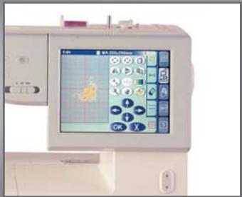 JANOME MEMORY CRAFT 11000 - Faire un zoom sur les détails - 2