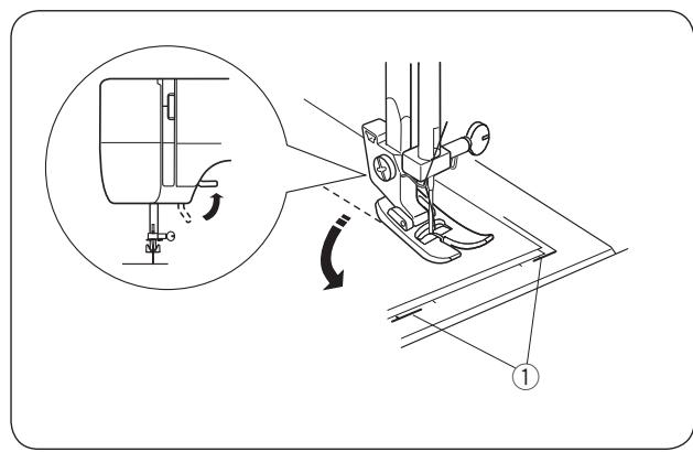 JANOME GREEN 19 - Changer la direction de la couture - 2
