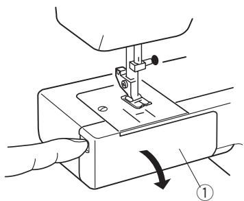 JANOME GREEN 19 - Pose de la broche à bobine - 1