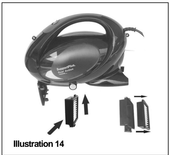 SUPPORTPLUS ASPIRATEUR A MAIN SP-DA-1000 - Comment changer les filtres - 2