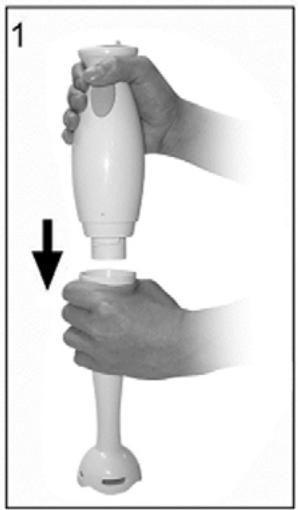 SUPPORTPLUS MIXEUR A MAIN SP-HM-5002-111 - Comment utiliser le mixeur à main - 1