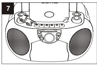 SUPPORTPLUS RADIO CASSETTE CD SP-PCD-9000 - Lecture de cassettes - 7