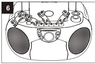 SUPPORTPLUS RADIO CASSETTE CD SP-PCD-9000 - Procedera un enregistrement - 6