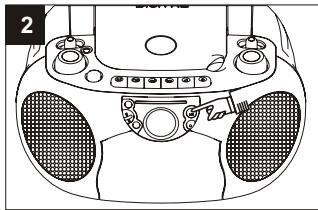 SUPPORTPLUS RADIO CASSETTE CD SP-PCD-9000 - Pour commencer la lecture a PARTIR d'une PLAGE specifique - 2